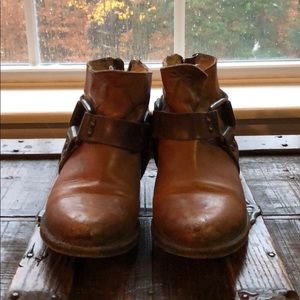 Free bird ankle boot with buckle